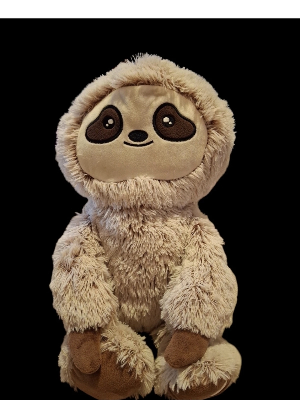 Plush Sloth Stuffed Animal - With Removable Heatable Insert In Buttoned Pouch